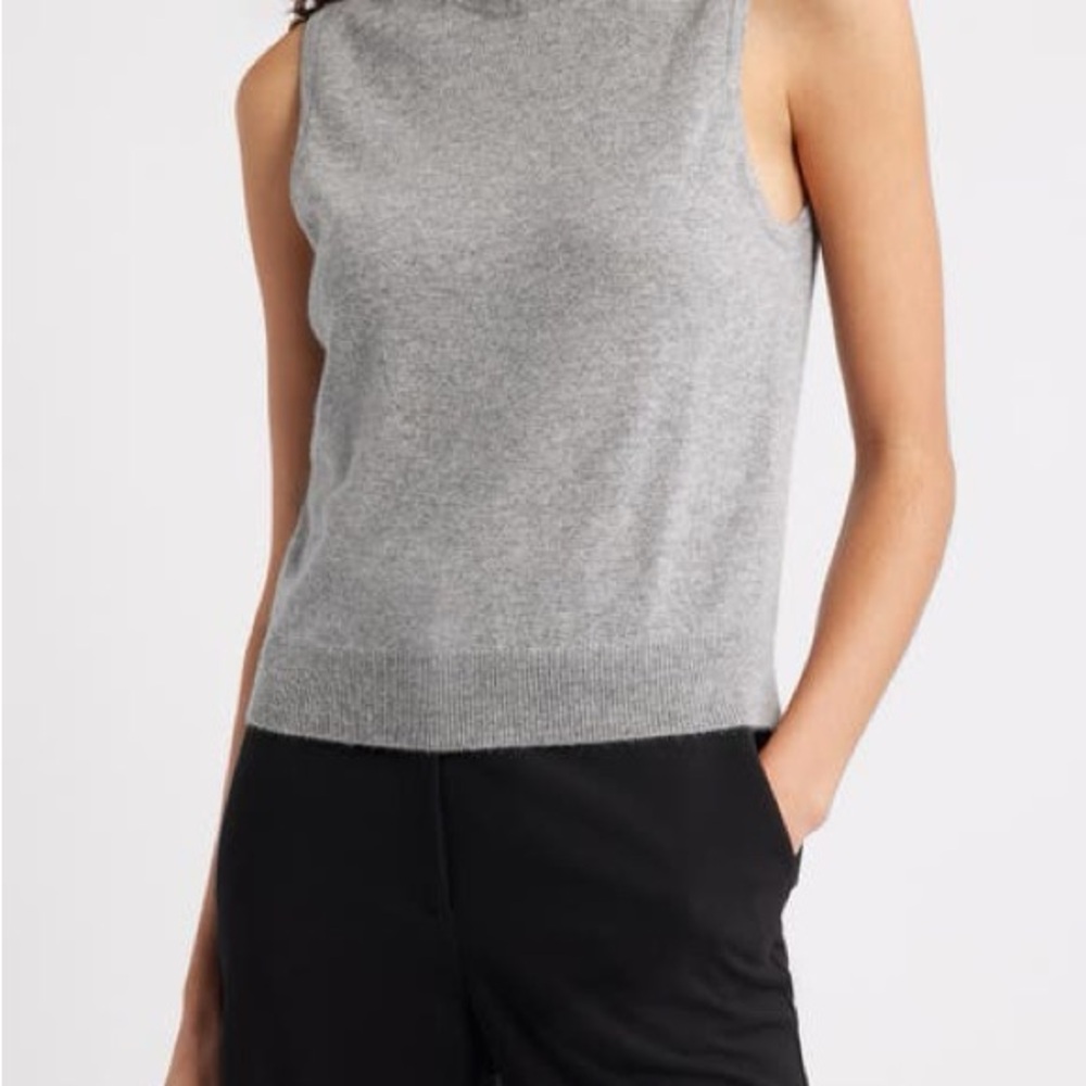 COS Women's Gray Crew Neck Sweater